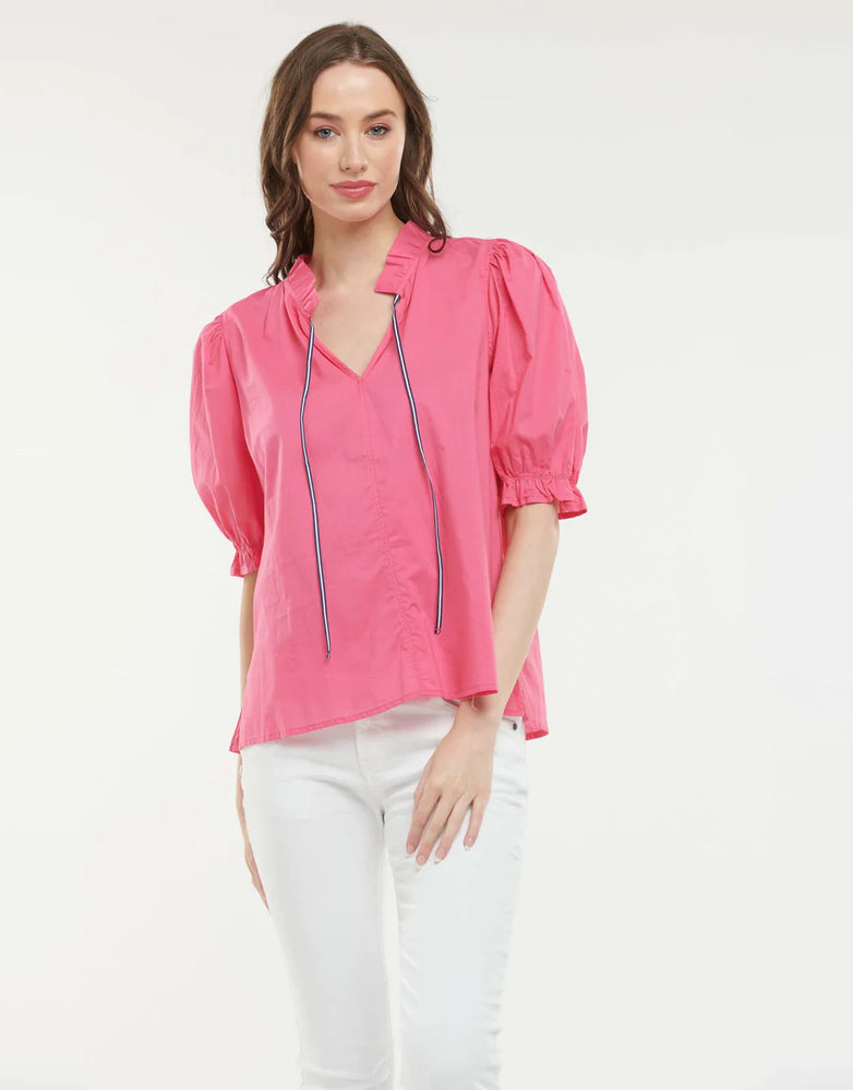 Lily Top - Bomb Pink