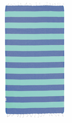 Turkish Towel - Spearmint/ Azure