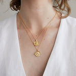 Tobie Coin Necklace - Gold