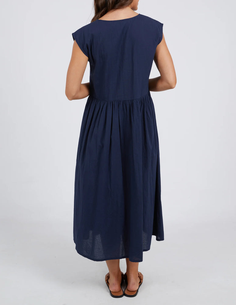 Blake Midi Dress - Navy