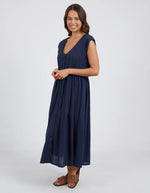 Blake Midi Dress - Navy