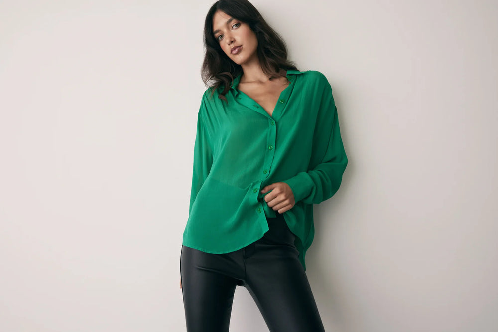 Bloom Shirt - Emerald