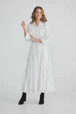 Rossellini 3/4 Sleeve Dress - Blurred Lines