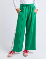 Carmen Wide Leg  Pant - Pine Green