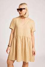 Miramar Midi Dress - Caramel