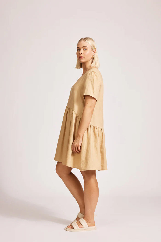 Miramar Midi Dress - Caramel