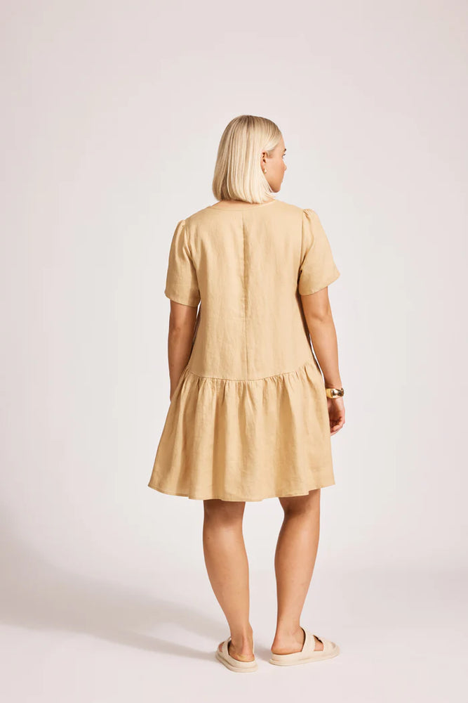 Miramar Midi Dress - Caramel