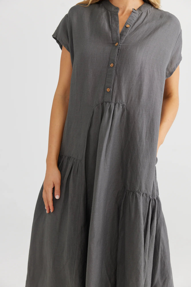 Dune Dress - Charcoal