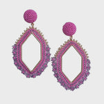 Layla Beaded Earring - lilac