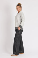 Drop Shoulder Jumper -  Grey