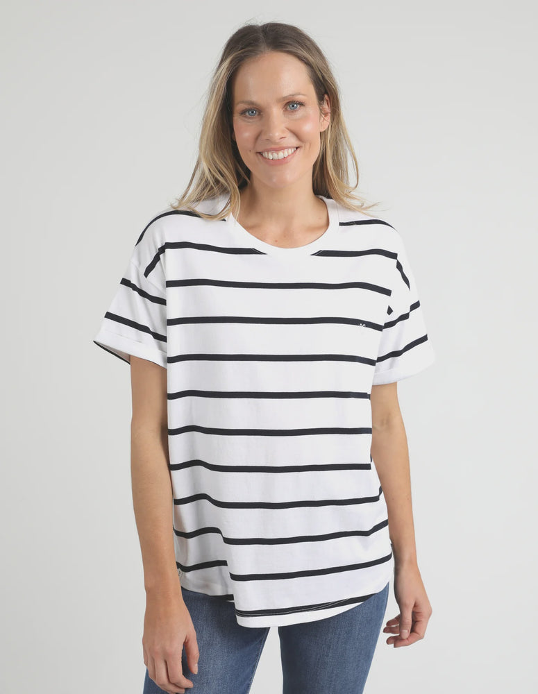 Halli S/S Tee - Stripe