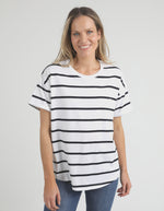 Halli S/S Tee - Stripe