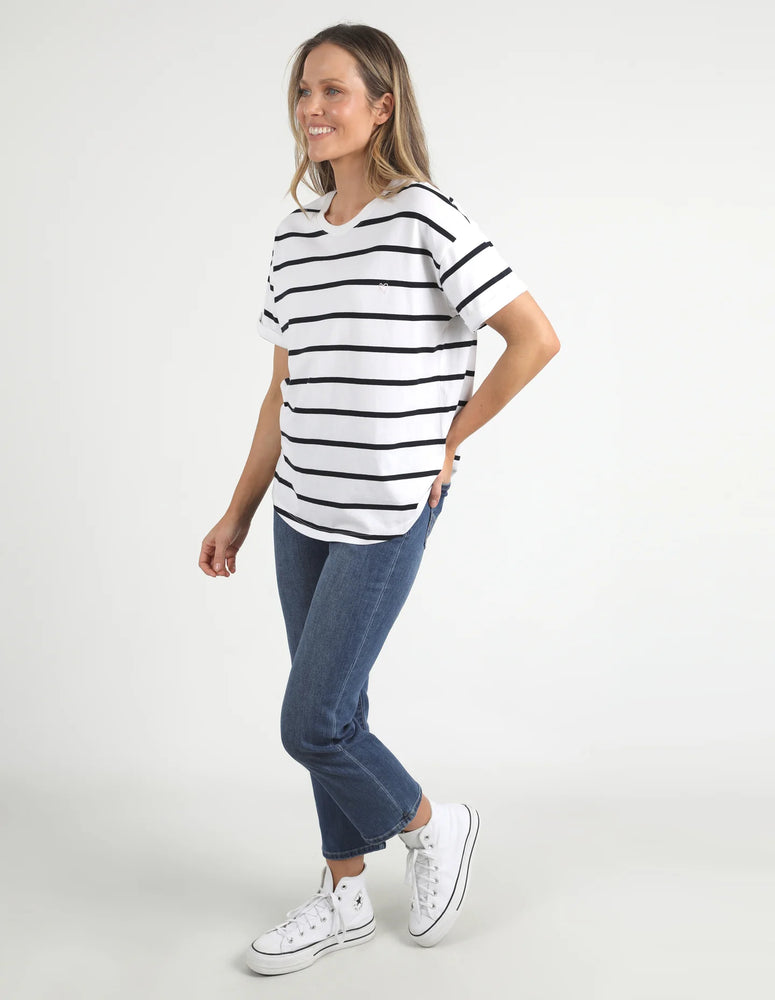 Halli S/S Tee - Stripe