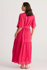 Lynwood Dress - Raspberry Gauze