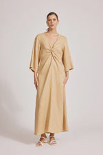 Miramar Twist Maxi Dress - Camel