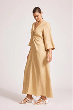 Miramar Twist Maxi Dress - Camel