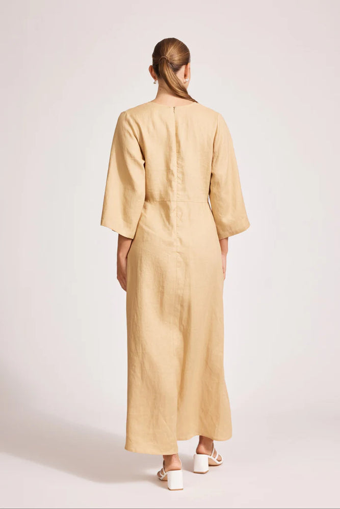 Miramar Twist Maxi Dress - Camel