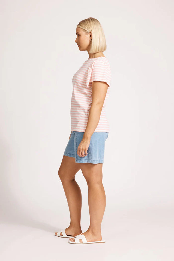 Margherita Stripe Tshirt - Cameo