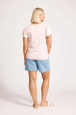 Margherita Stripe Tshirt - Cameo