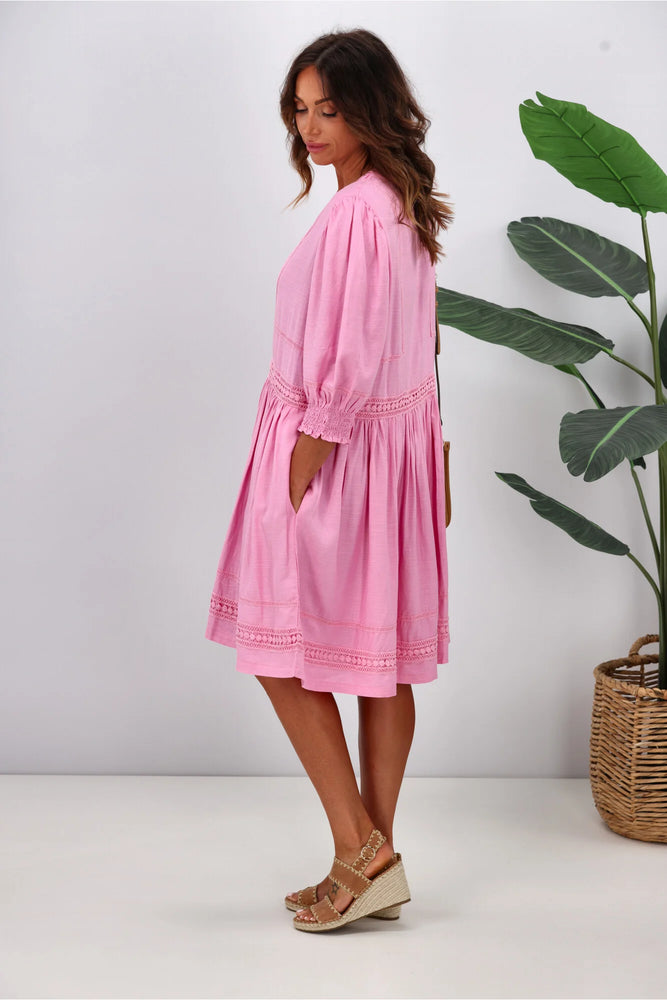 Market Dress -Pink