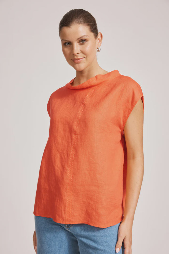 Miramar Top - Coral
