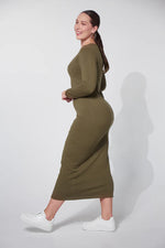 Nikolai Knit Dress - Fern