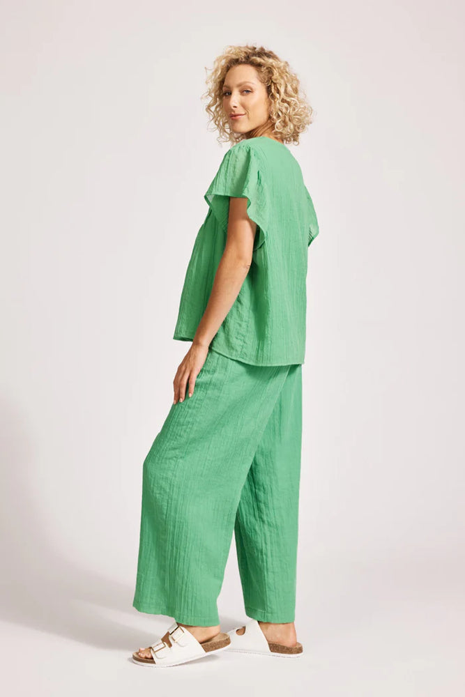 Orsula Button Top - jade