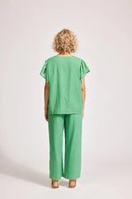 Orsula Button Top - jade