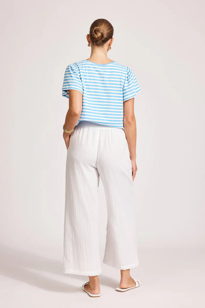 Orsula Crop Pant - White