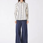 Origin Stripe Shirt -Indigo Stripe