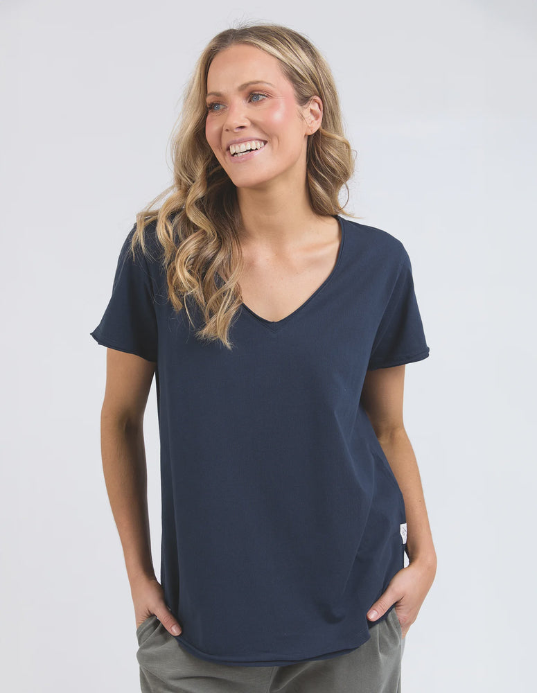 Pima Vee Tee - Navy