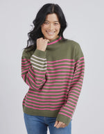 Penny Stripe Knit - Clover