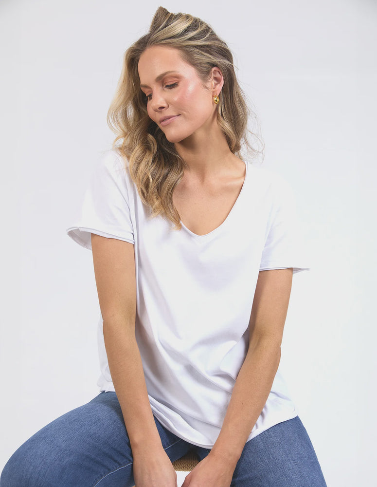 Pima Vee Tee - White