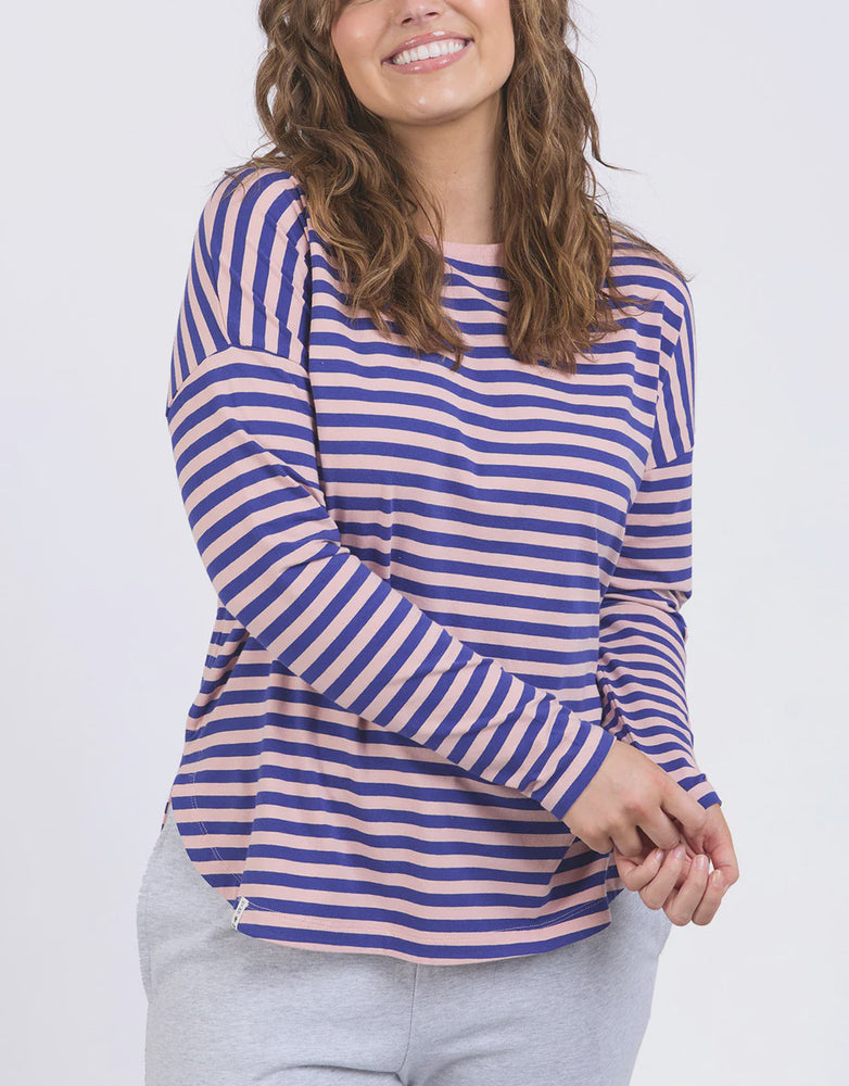 Lauren L/S Stripe Tee