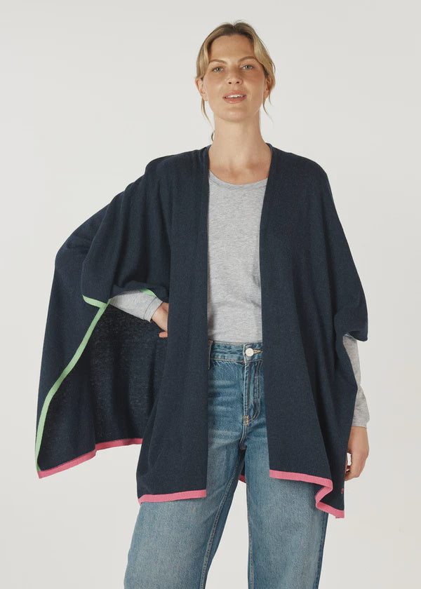 ZP Poncho - Denim