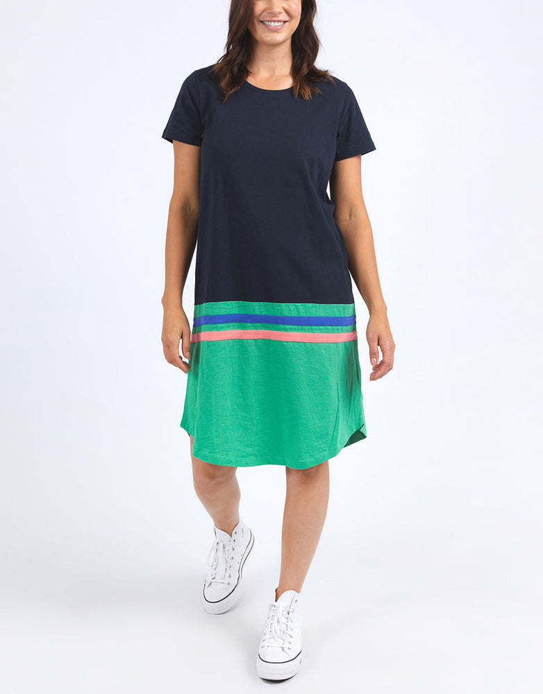 Rhea Tee Dress - Navy