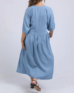 Sawyer Chambray Dress - Blue