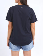 Sparkle Star Tee -Navy