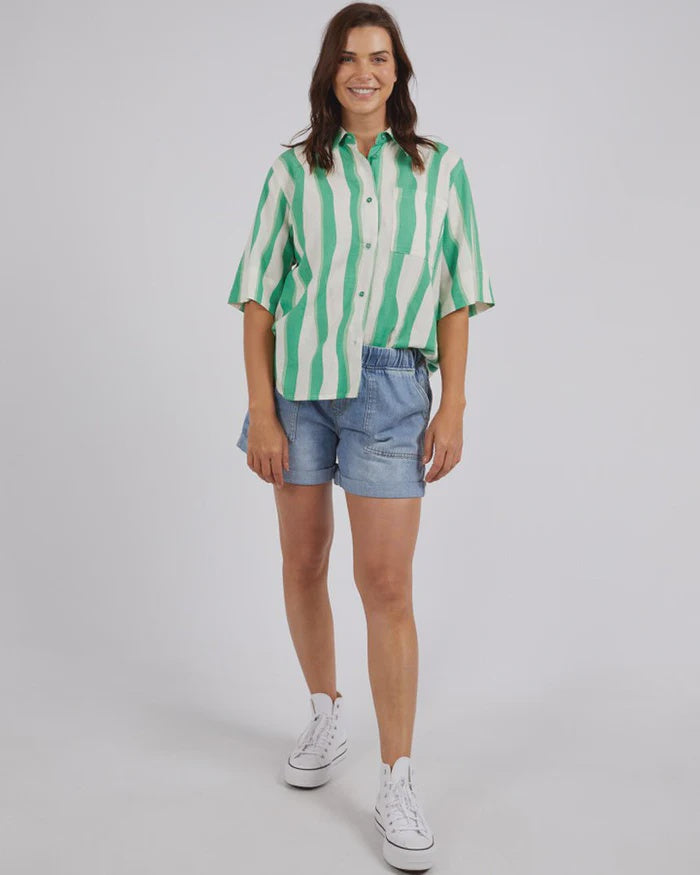 Spritz Stripe Shirt - Green