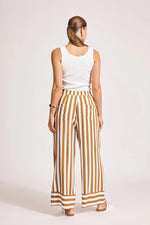 Treville Stripe _Pant -Caramel