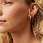 Blanca Flower Studs - Gold