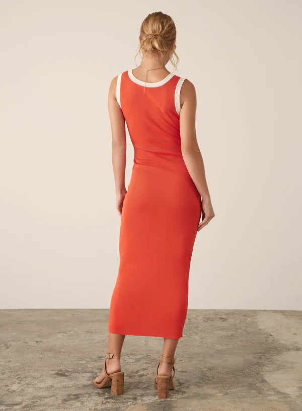 Crete Midi Dress - Orange