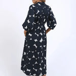 Demi Spot Dress - Navy