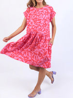 Sunset Hour Dress - Strawberry