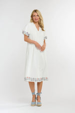 Folklore Dress -White