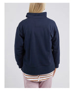 Lydia Half Zip Sweat - Navy