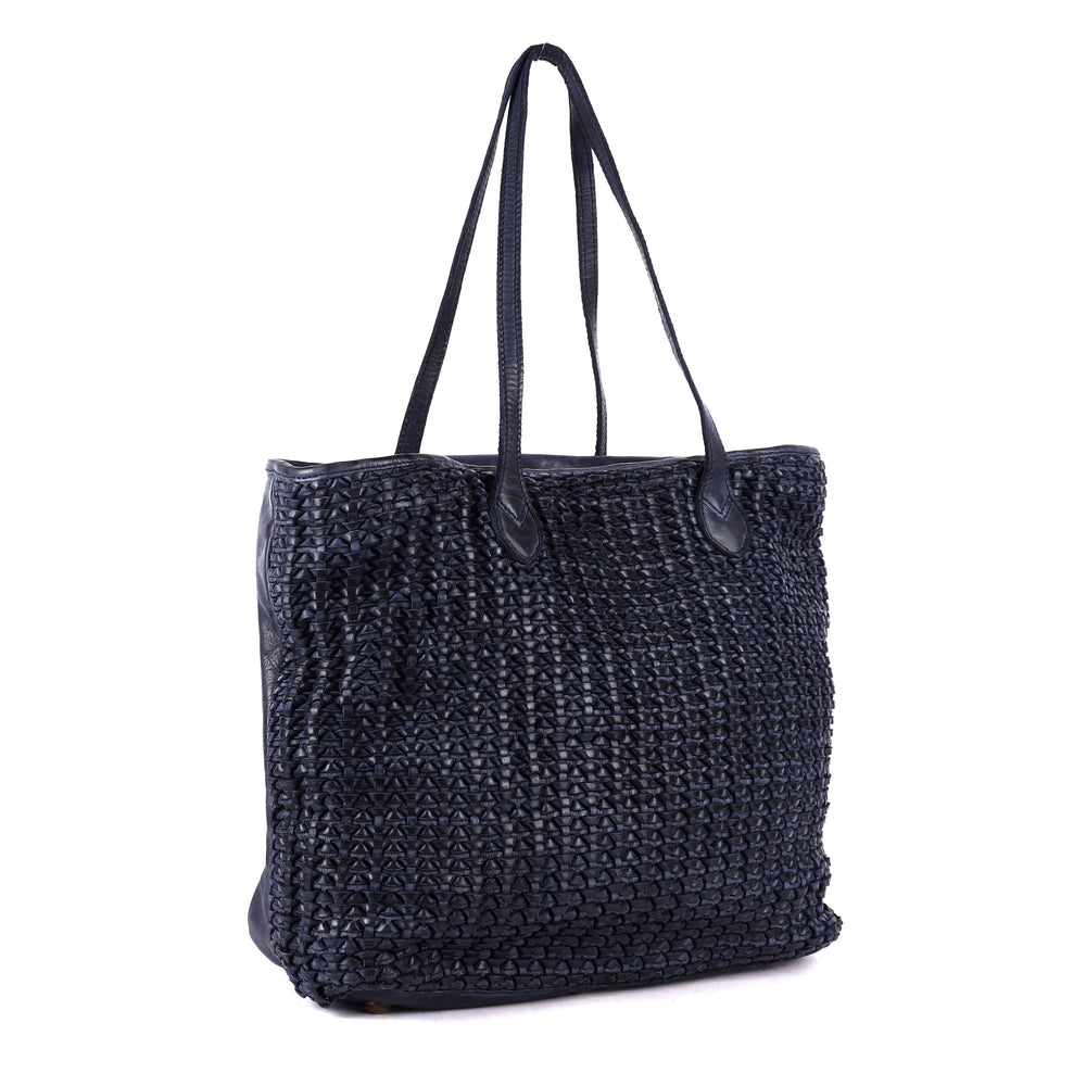 Kalgoorlie Woven Shopper - Navy