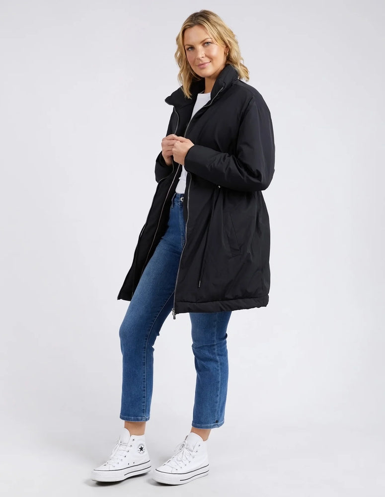 Phoebe Puffer Jacket - Blk