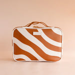 Rust Swirl Cosmetic Bag