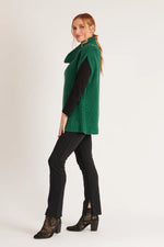 Roll Neck Vest - Emerald